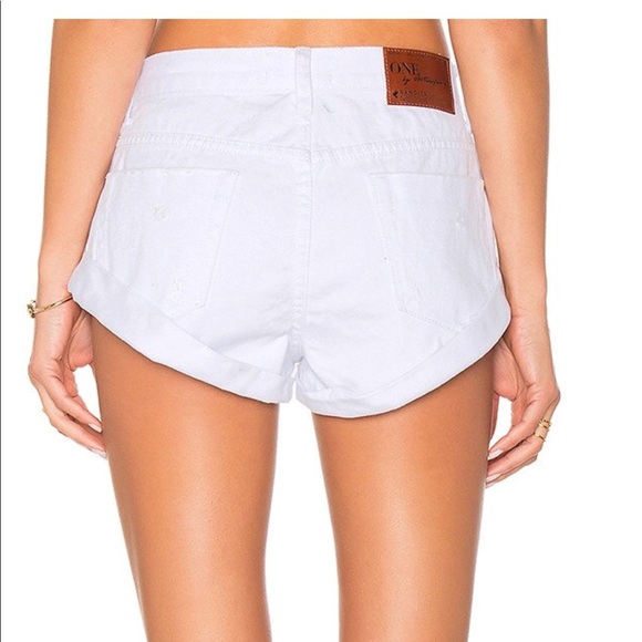 one teaspoon white bandit shorts